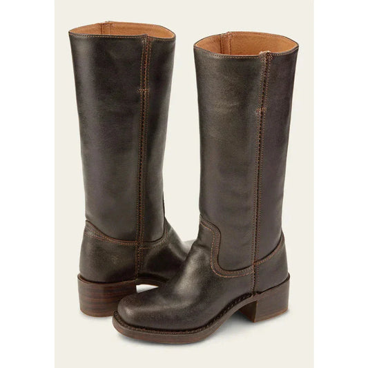 Stivali Donna Stile Cowboy Altezza Ginocchio Tacco - Vesarelli