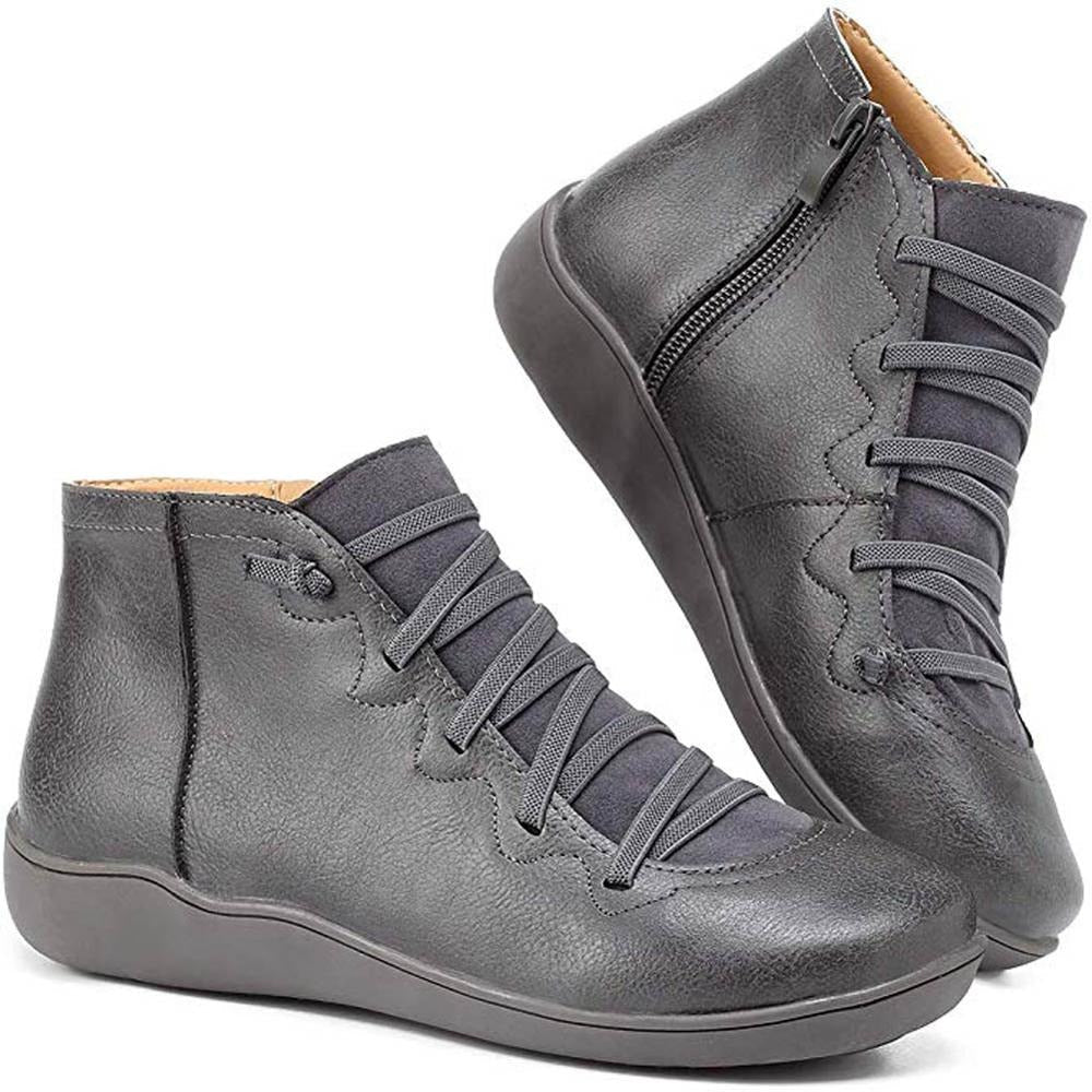 Stivali Donna Retro con Lacci