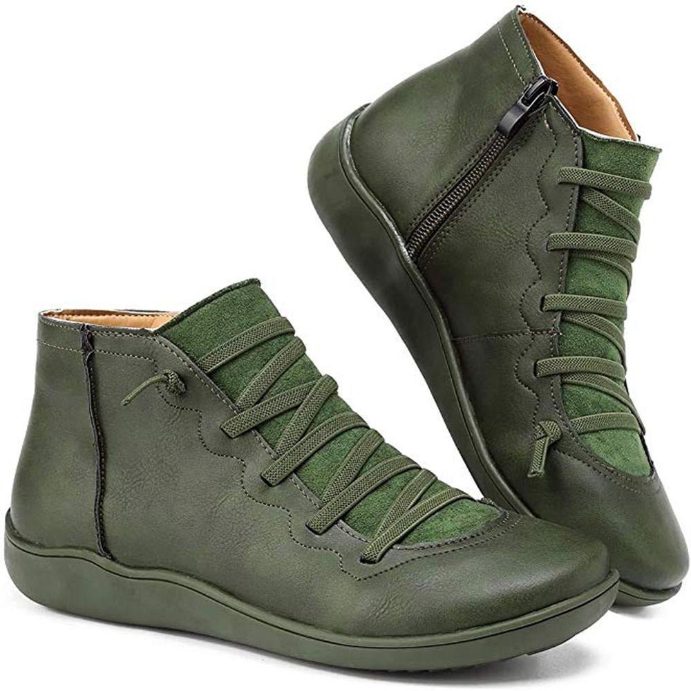 Stivali Donna Retro con Lacci