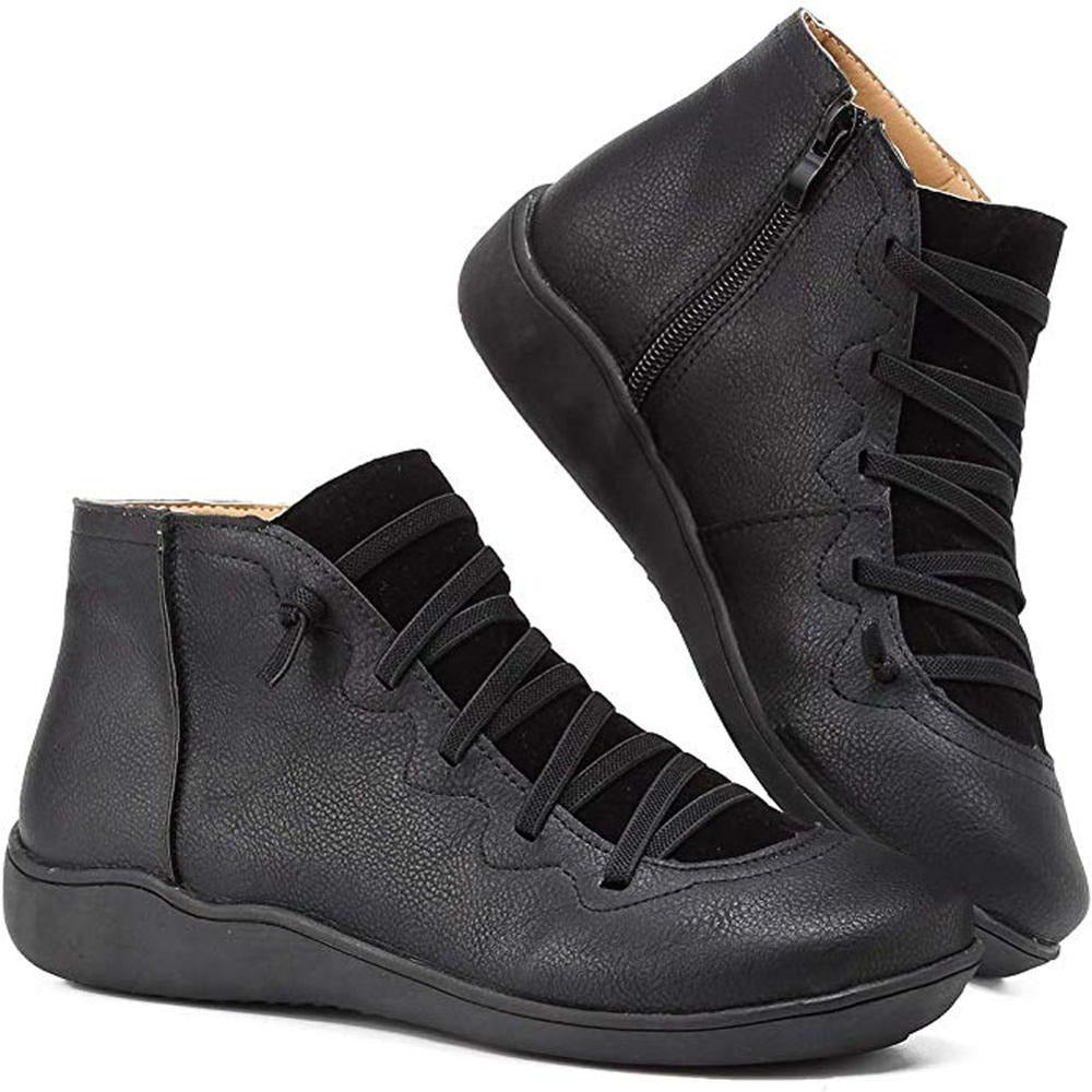 Stivali Donna Retro con Lacci