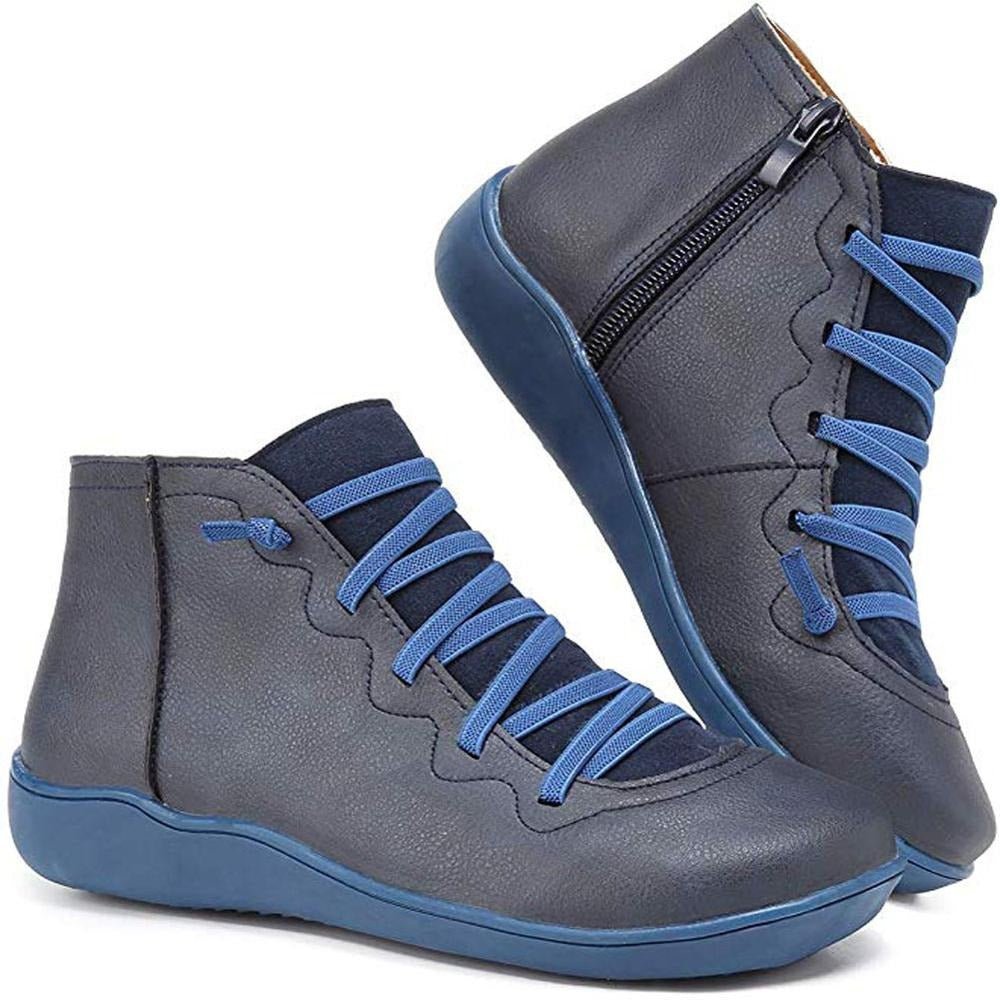 Stivali Donna Retro con Lacci