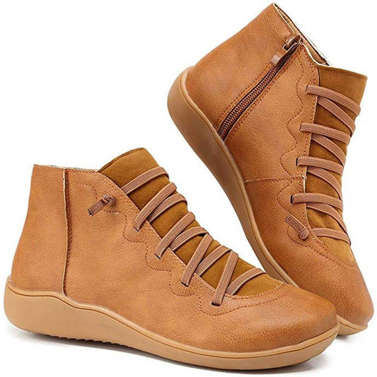 Stivali Donna Retro con Lacci - Brentozzi