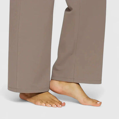 Pantaloni Donna Ampi con Elastico in Vita Stretch