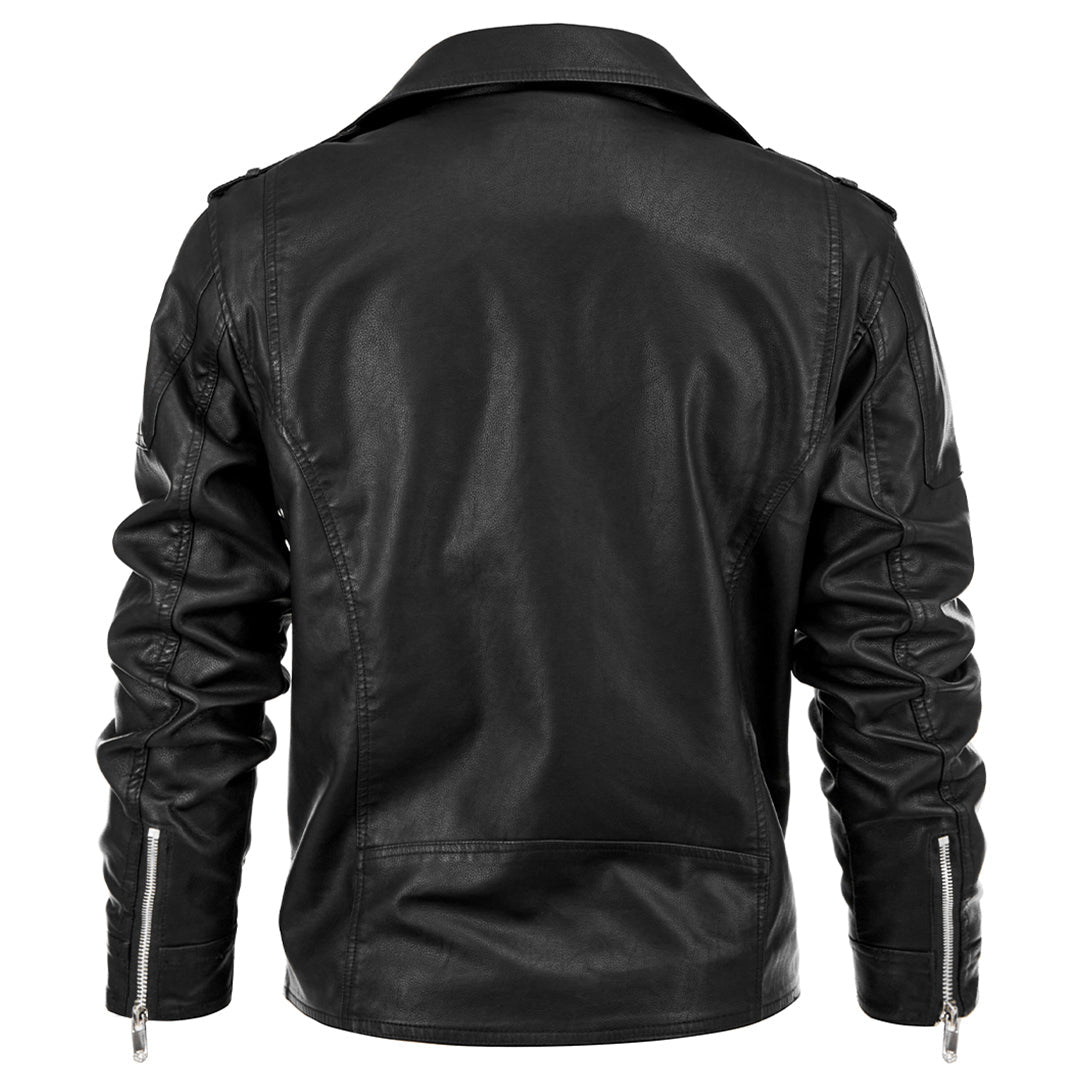 Giacca Pelle Uomo Stile Boulevard