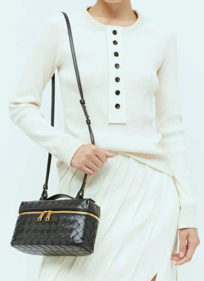 Borsa Donna in Ecopelle Intrecciata Elegante Versatile