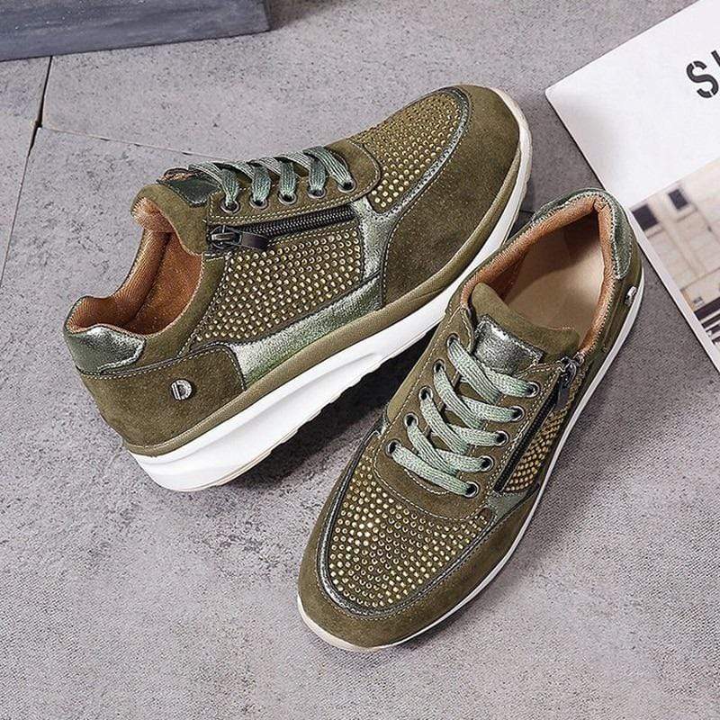 Sneaker Donna Platform con Lacci