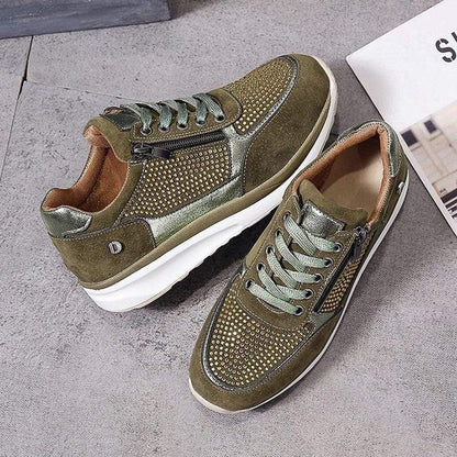 Sneaker Donna Platform con Lacci