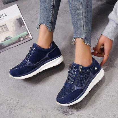 Sneaker Donna Platform con Lacci - Brentozzi