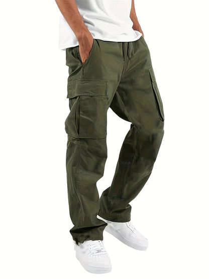 Pantaloni Cargo Uomo Baggy Lunghezza Lunga
