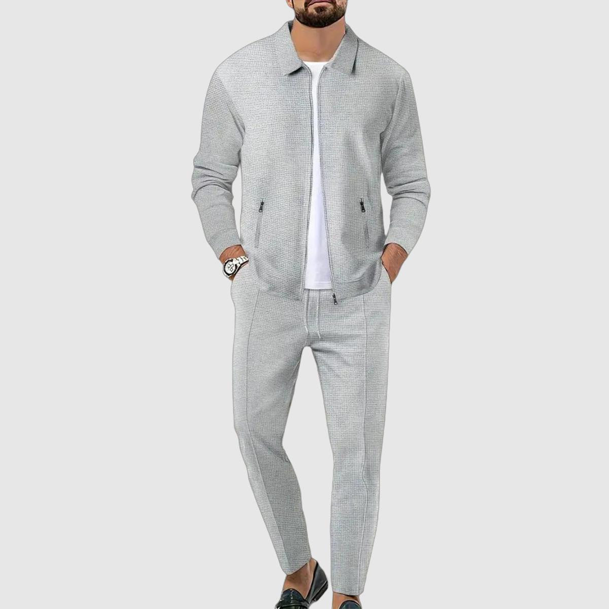 Tuta Sportiva Uomo Giacca con Zip e Pantaloni Leggeri - Brentozzi