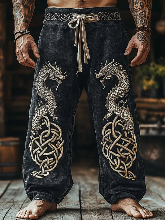 Pantaloni Lunghi Uomo Stile Viking - Brentozzi