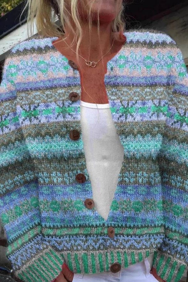 Cardigan Uomo in Lana Nordico Classico - Brentozzi