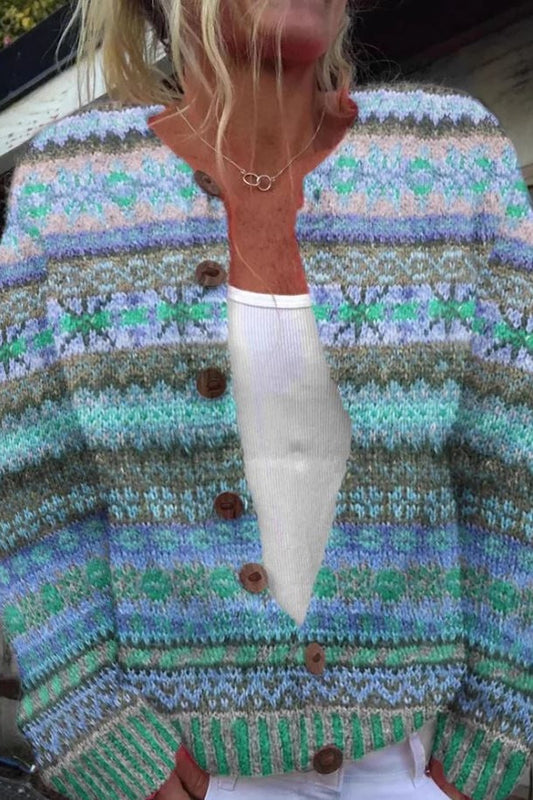 Cardigan Uomo in Lana Nordico Classico - Brentozzi