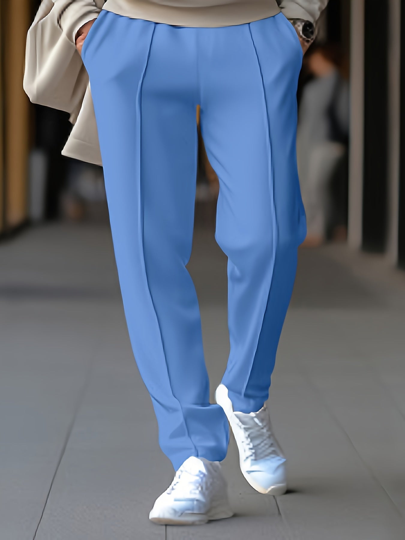 Pantaloni Uomo Casual Comodi Vestibilità Regolare