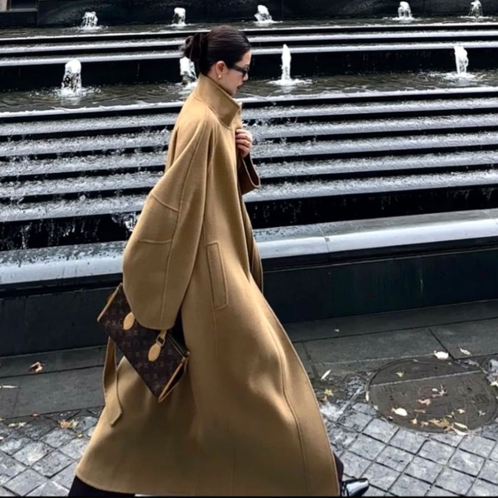 Trench Coat Donna Oversize Lungo Classico - Brentozzi