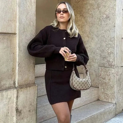 Cardigan Donna in Maglia con Tasche Pratiche - Vesarelli