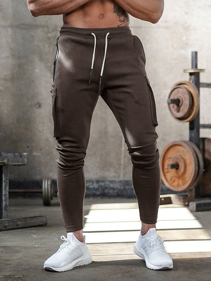 Pantaloni Sportivi Uomo Comodi con Tasche Multiple