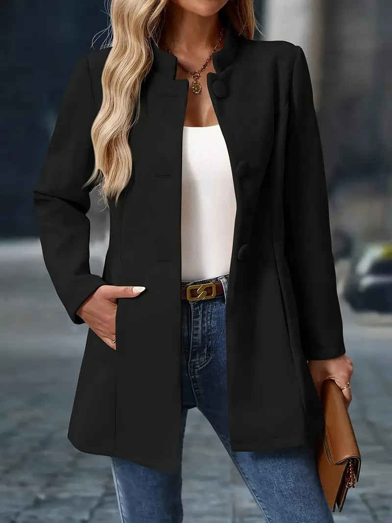 Blazer Donna Monopetto Stile Classico