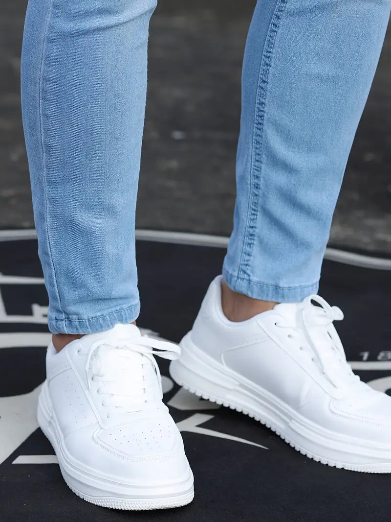 Jeans Skinny Uomo in Denim Stretch Comfort Fit