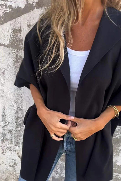 Cappa Donna Oversize Tessuto Morbido Scivolata