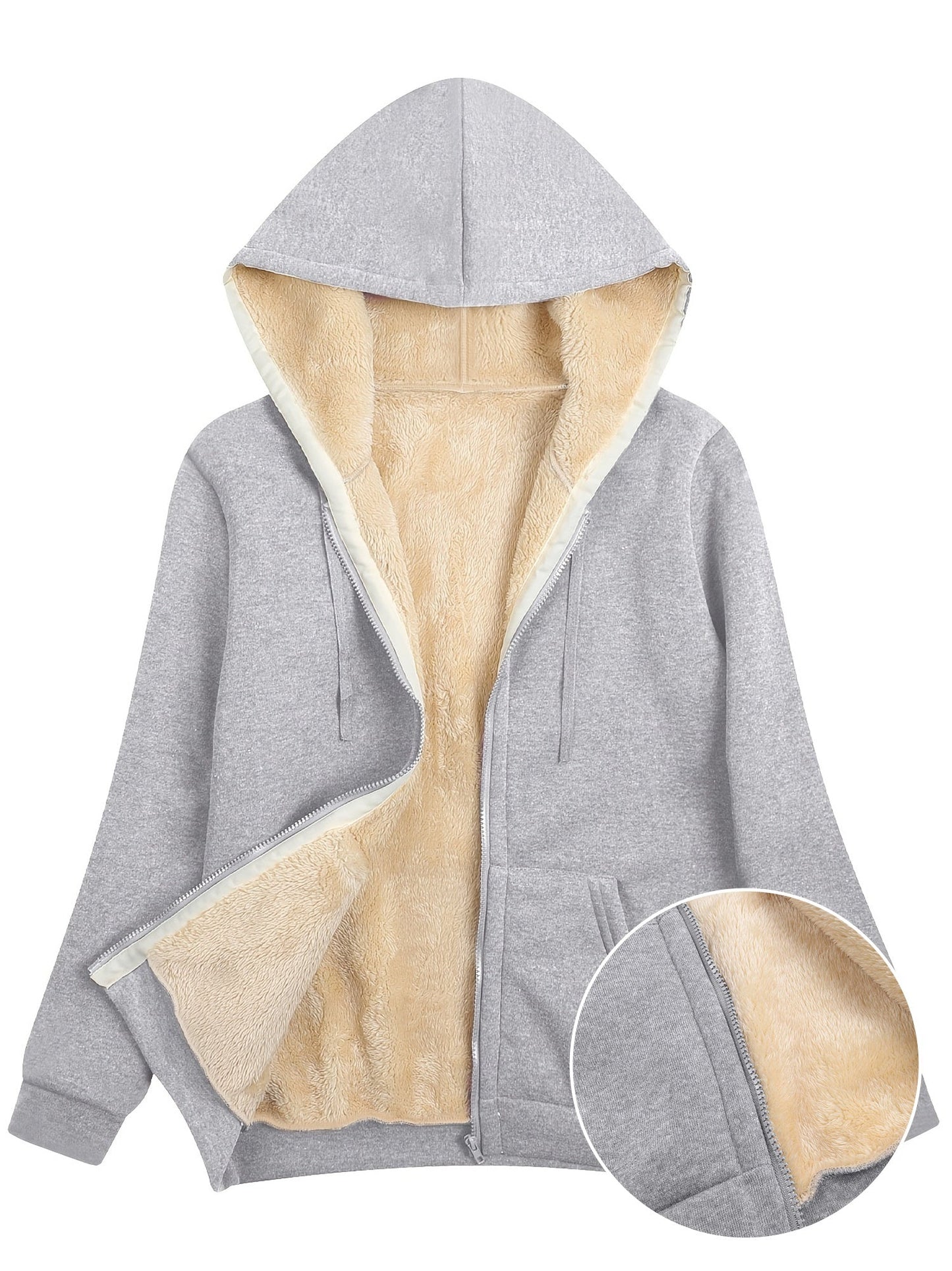 Giacca Donna con Zip Comoda Uso Quotidiano
