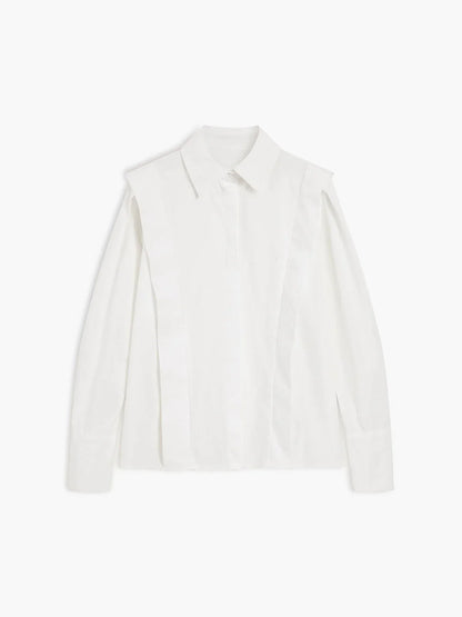 Chemise carrée noire femme en coton léger, avec plusieurs boutons, disponible en plusieurs coloris.