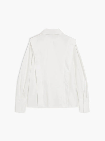 Chemise carrée femme à boutons multiples, en tissu léger, disponible en plusieurs couleurs, coupe décontractée.