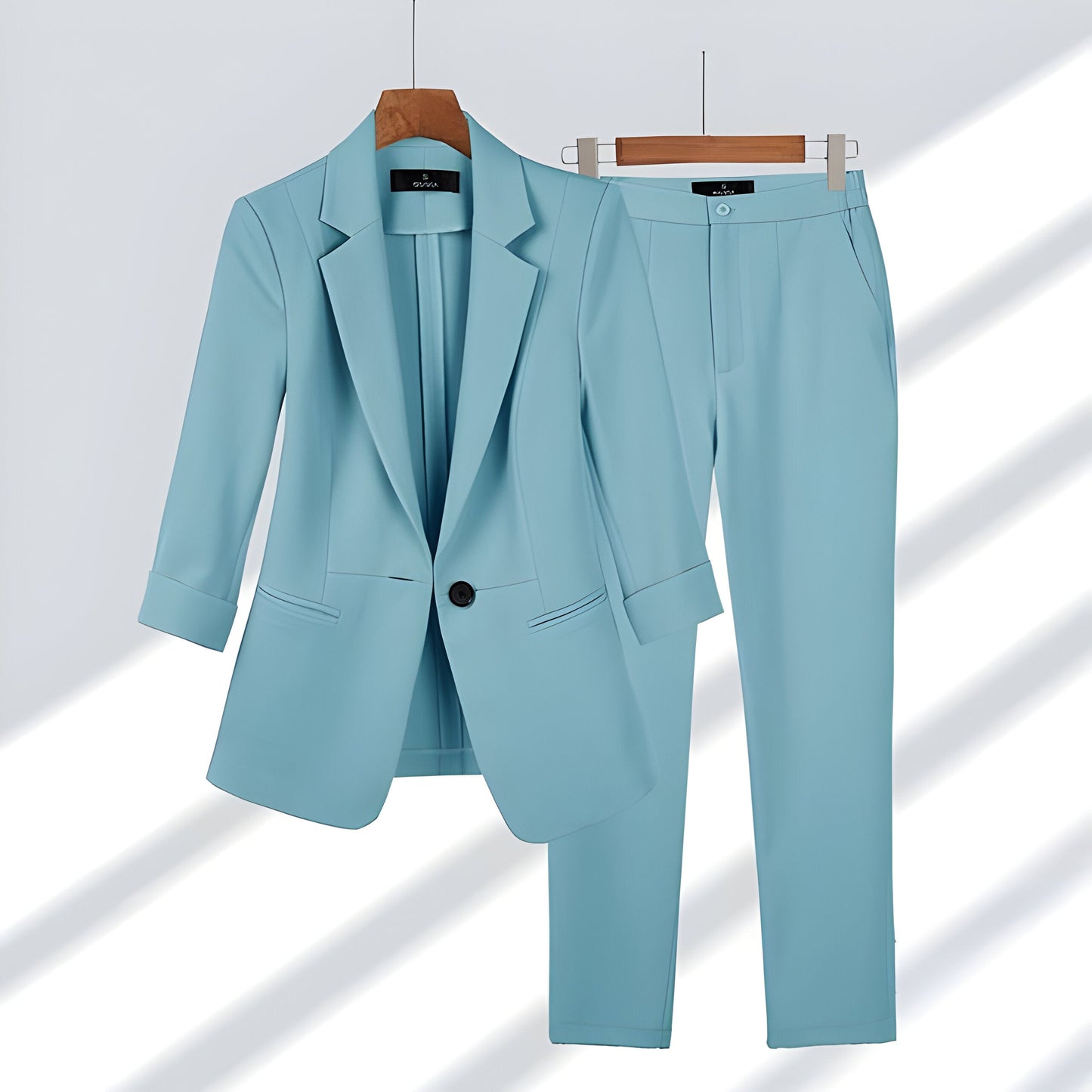 Completo Donna Blazer e Pantaloni Elegante Taglio Sfiancato