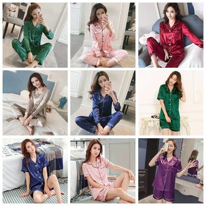Pigiama Donna Set Classico in Tessuto Morbido Comfort