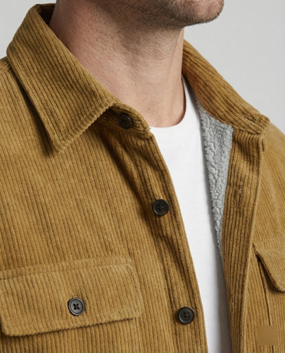 Camicia Uomo in Velluto Manica Lunga Casual