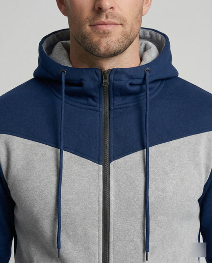 Tuta Sportiva Uomo con Cappuccio e Pantaloni Jogging