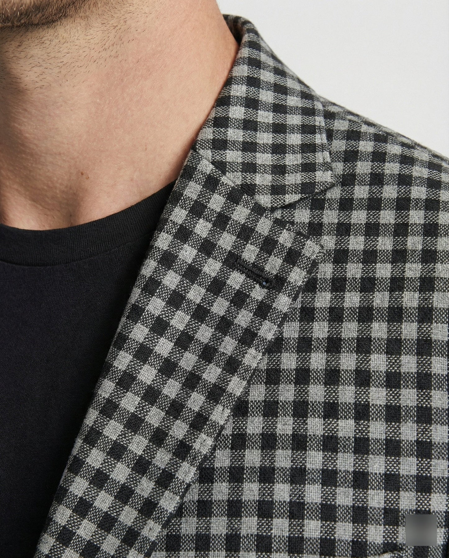 Giacca Uomo Slim Fit Monopetto Tessuto Glencheck