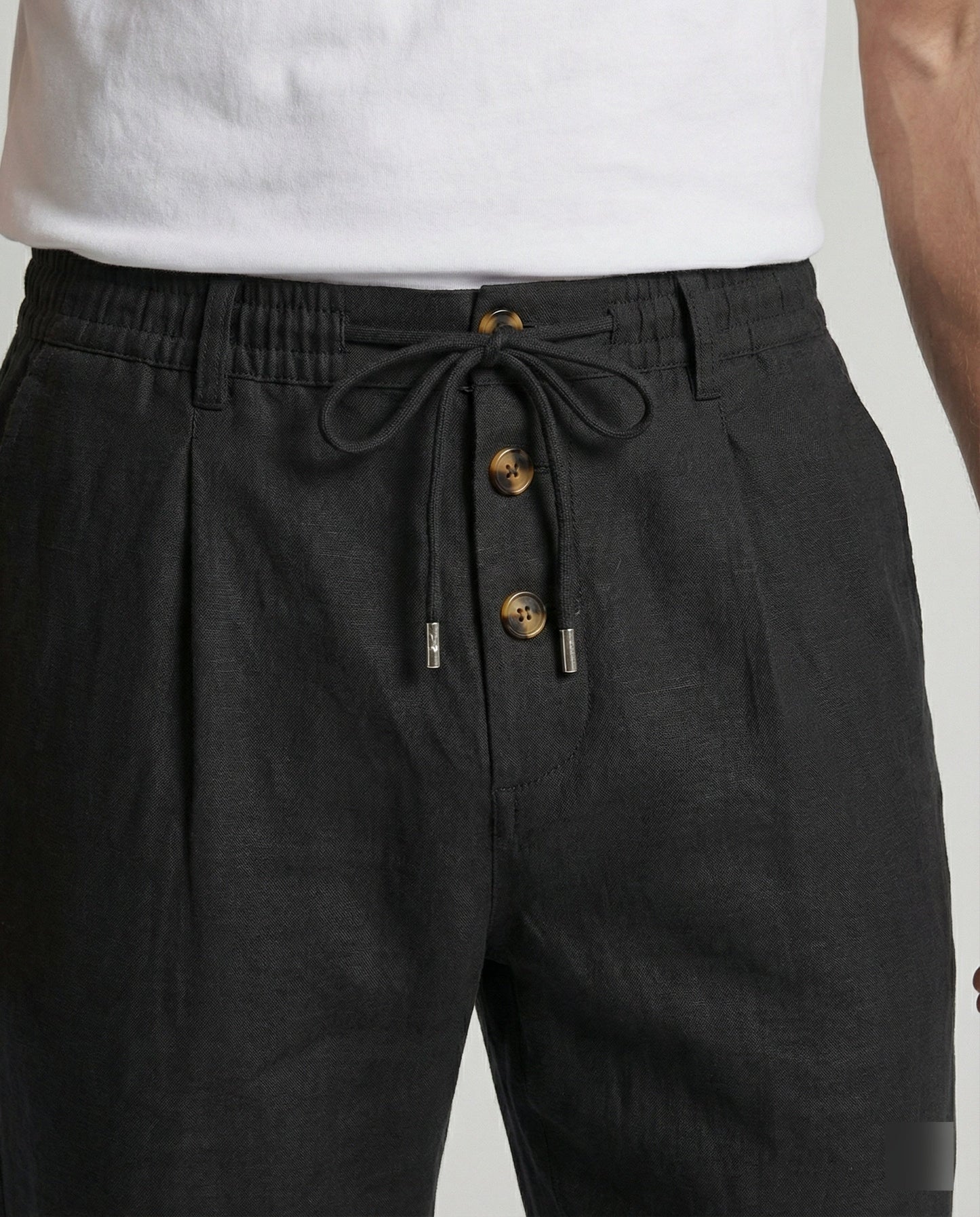 Pantaloni Uomo Lino Leggeri e Traspiranti