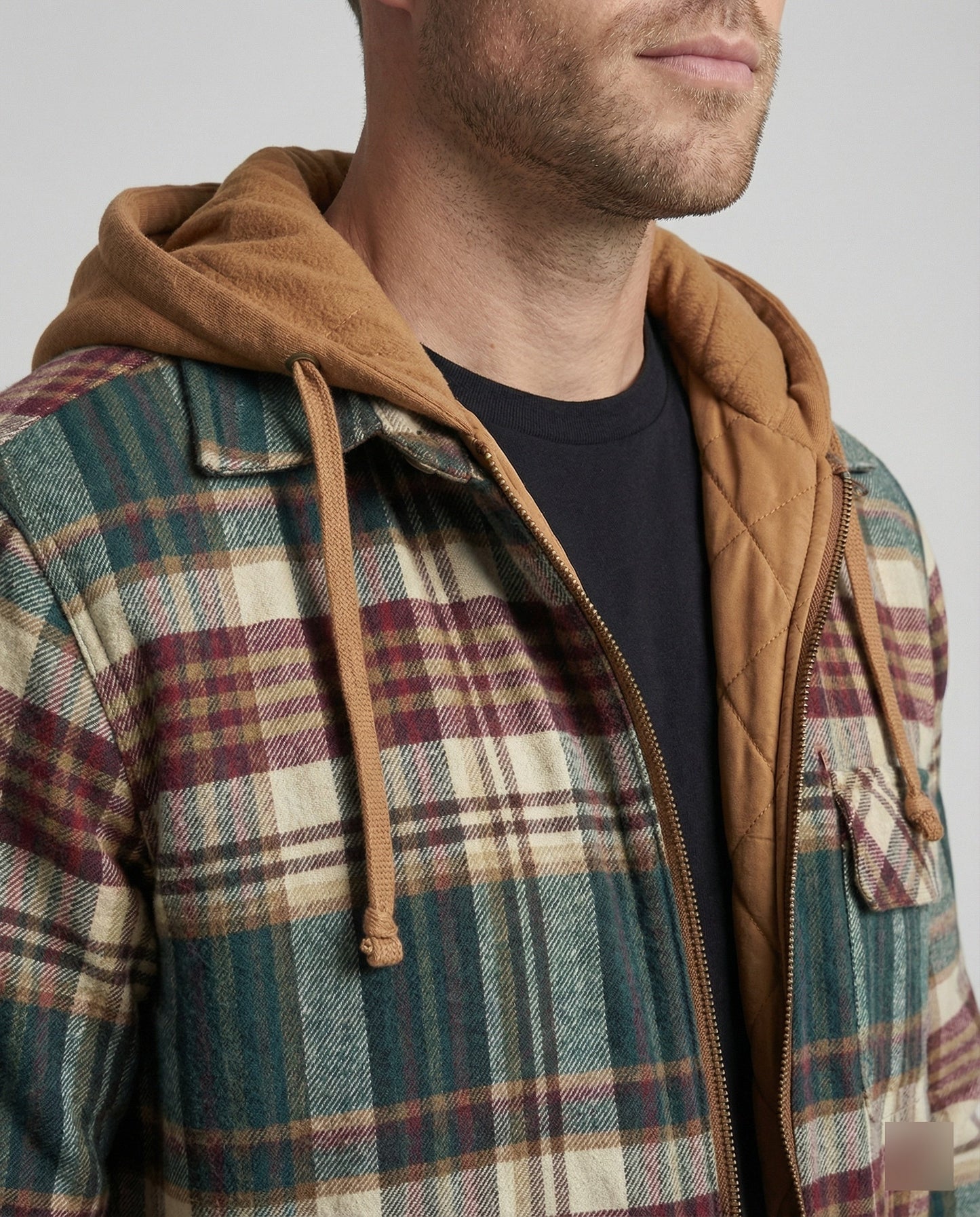 Camicia Uomo in Flanella a Quadri Regular Fit