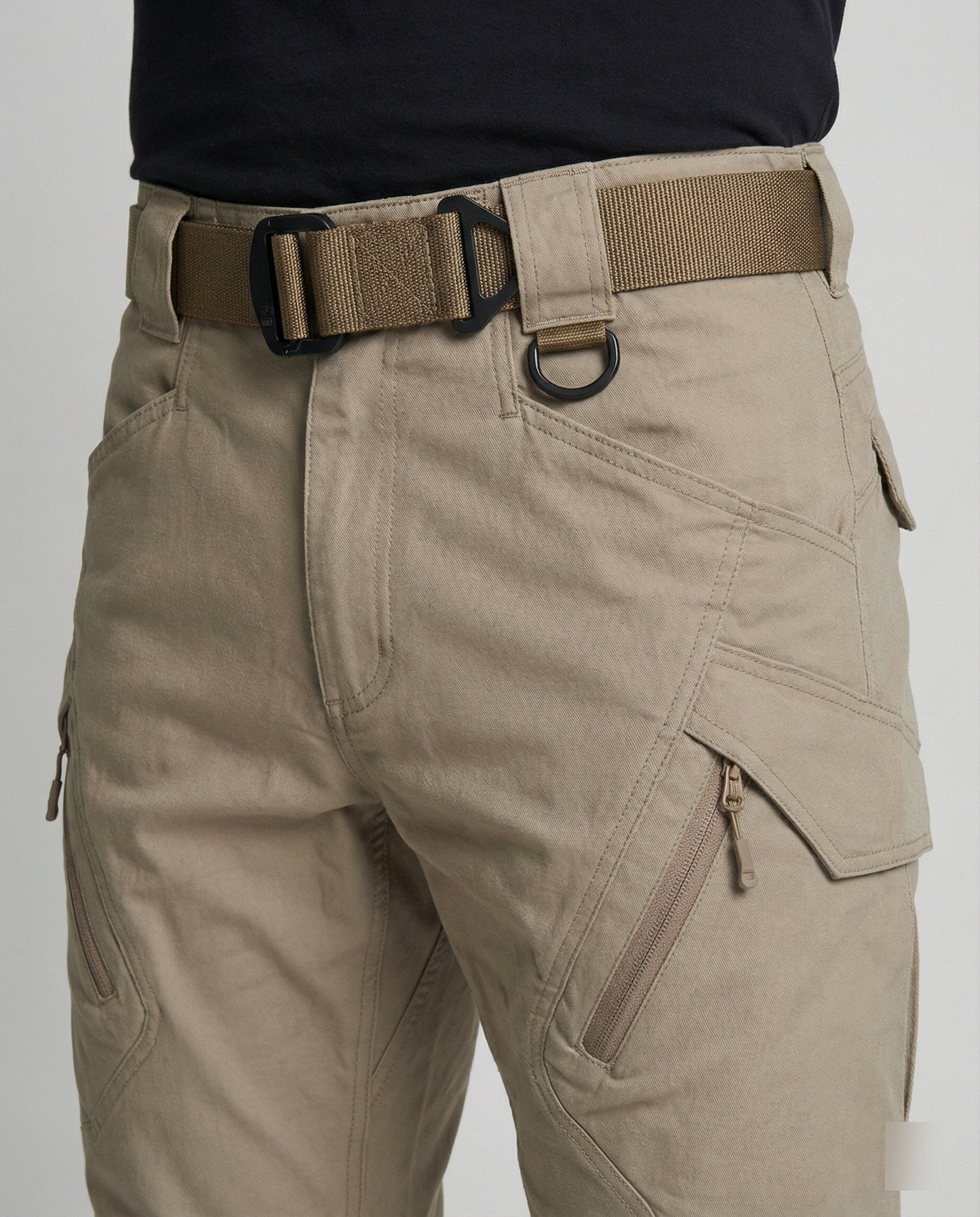 Pantaloni Uomo Outdoor Tessuto Tecnico Comfort Elasticità