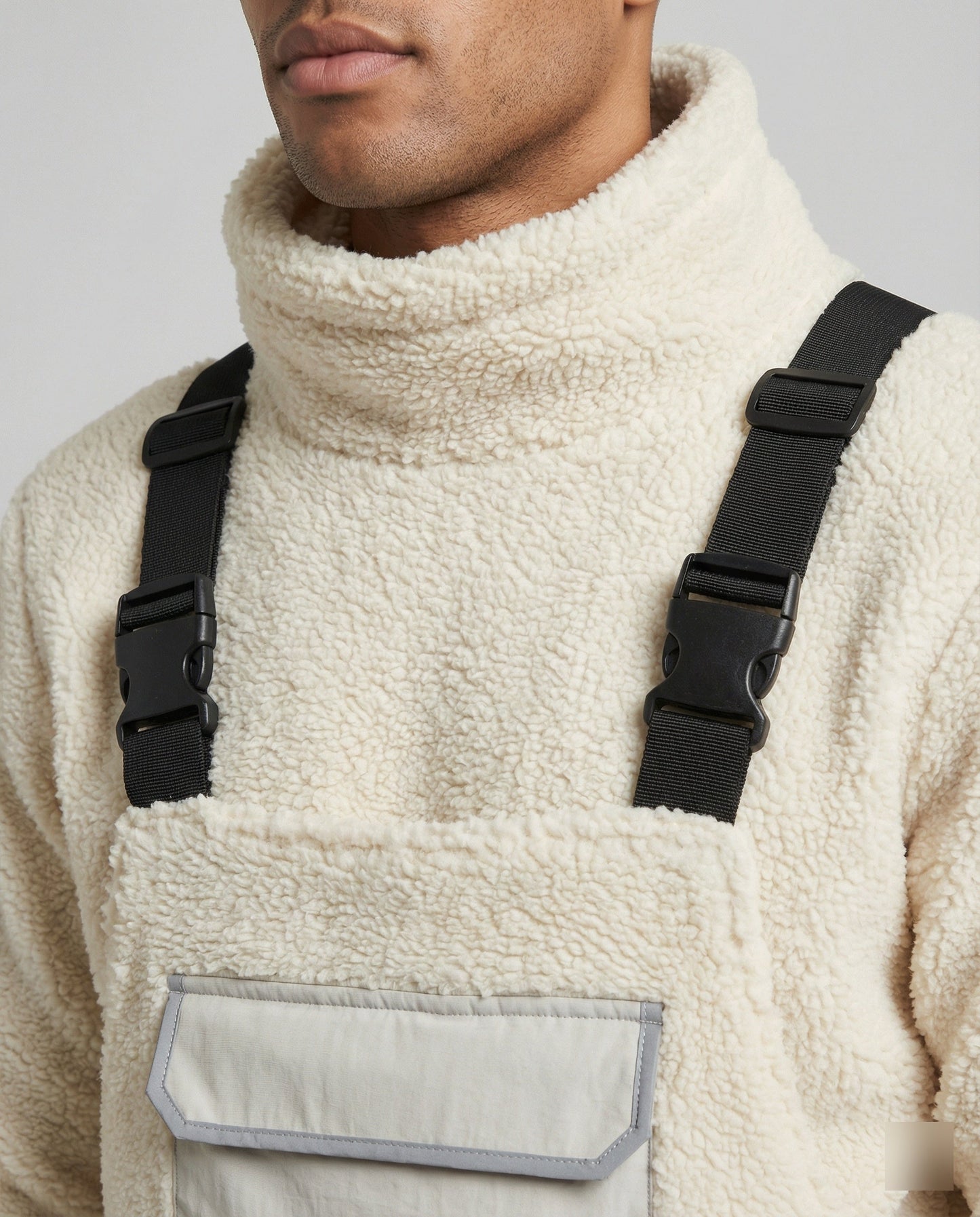 Tuta Imbottita Uomo con Cappuccio e Spalline Regolabili Comoda