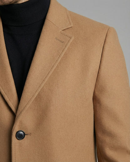 Cappotto Uomo in Lana Stile Trench Elegante
