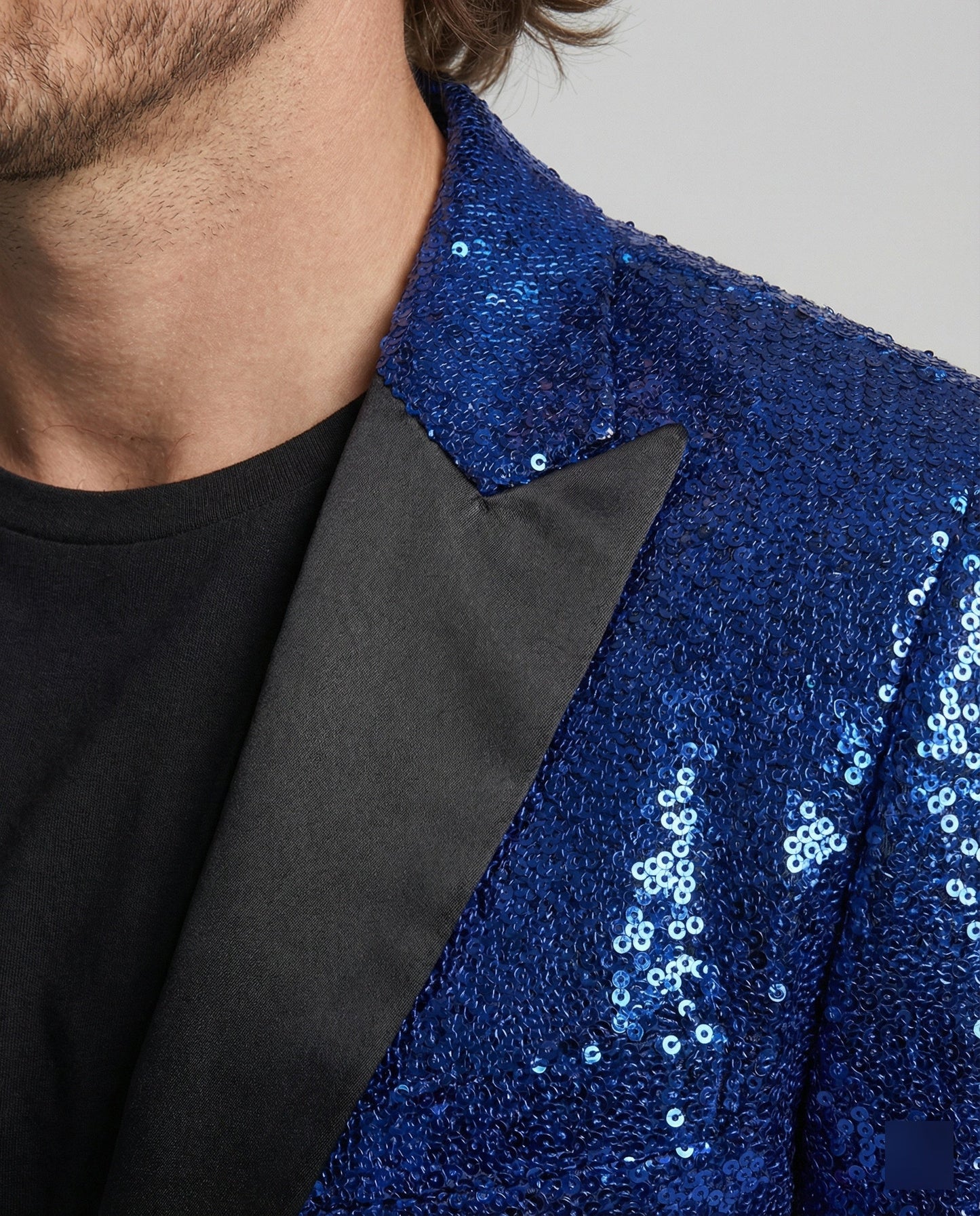 Blazer Donna con Paillettes Vestibilità Classica