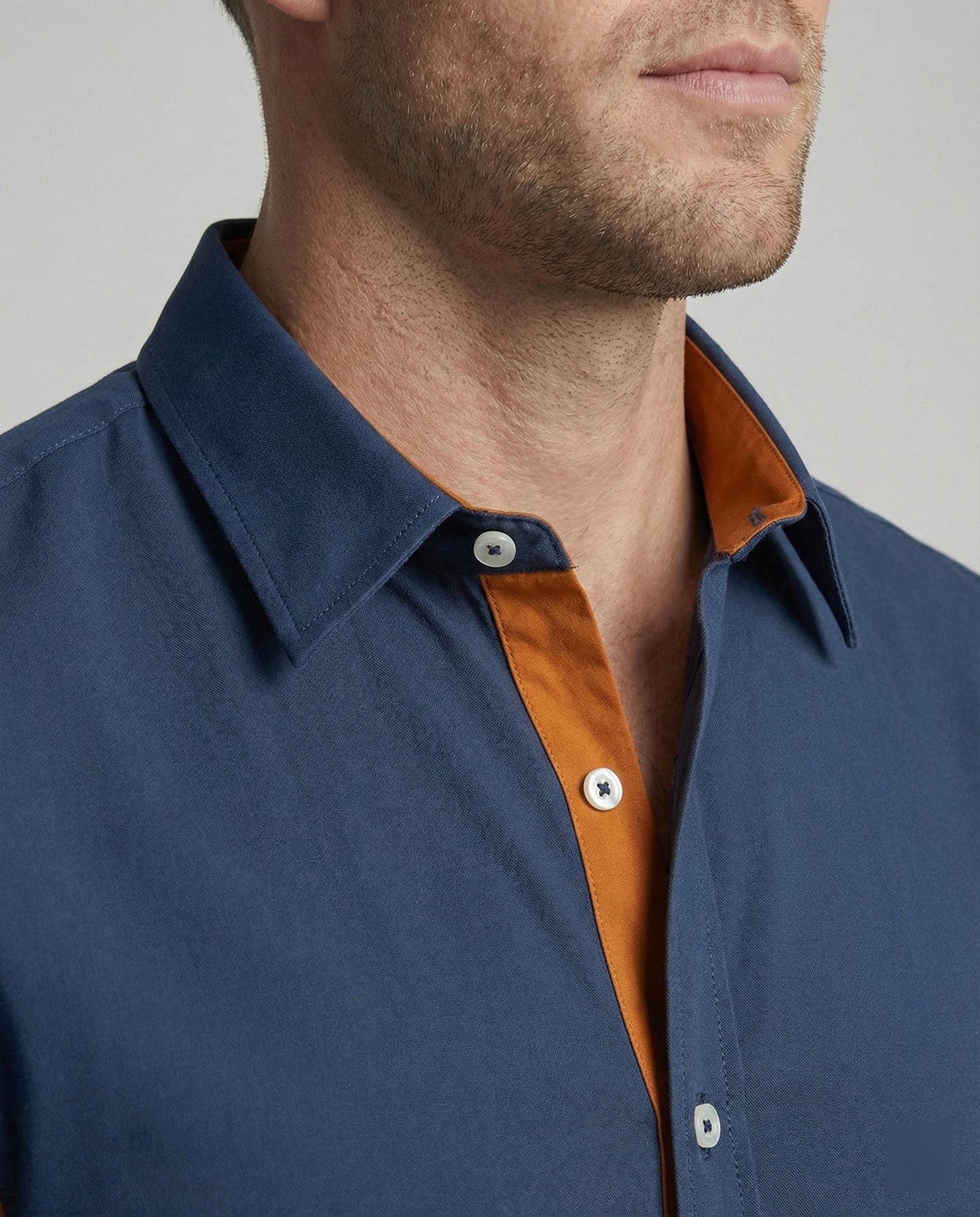 Camicia Uomo Manica Corta Stile Moderno