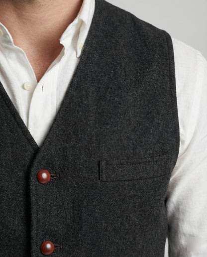 Gilet Uomo Stile Classico Vestibilità Regolare