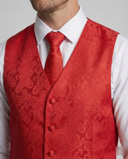 Gilet Uomo Fantasia Paisley Classico