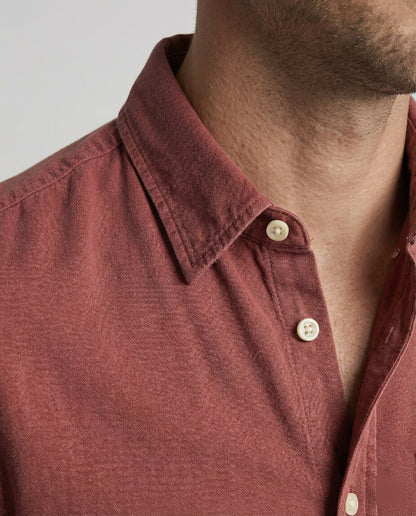 Camicia Uomo Manica Lunga Classica con Taschino