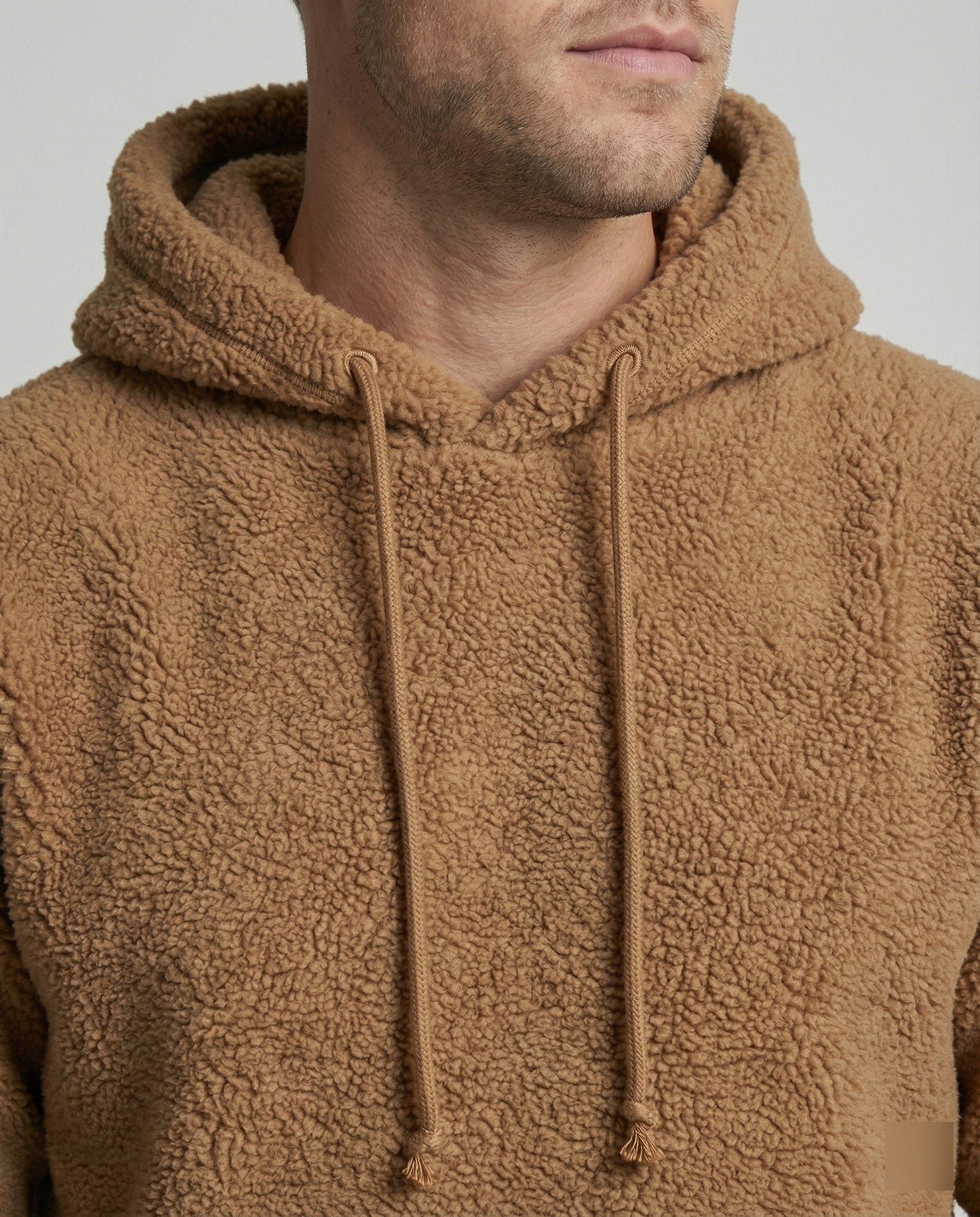 Maglione Uomo in Tessuto Teddy Morbido