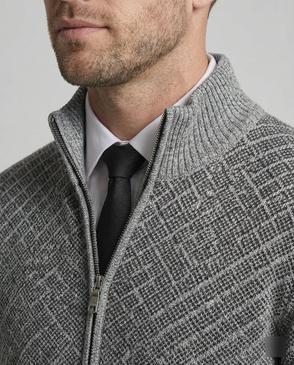 Cardigan Uomo in Maglia con Zip