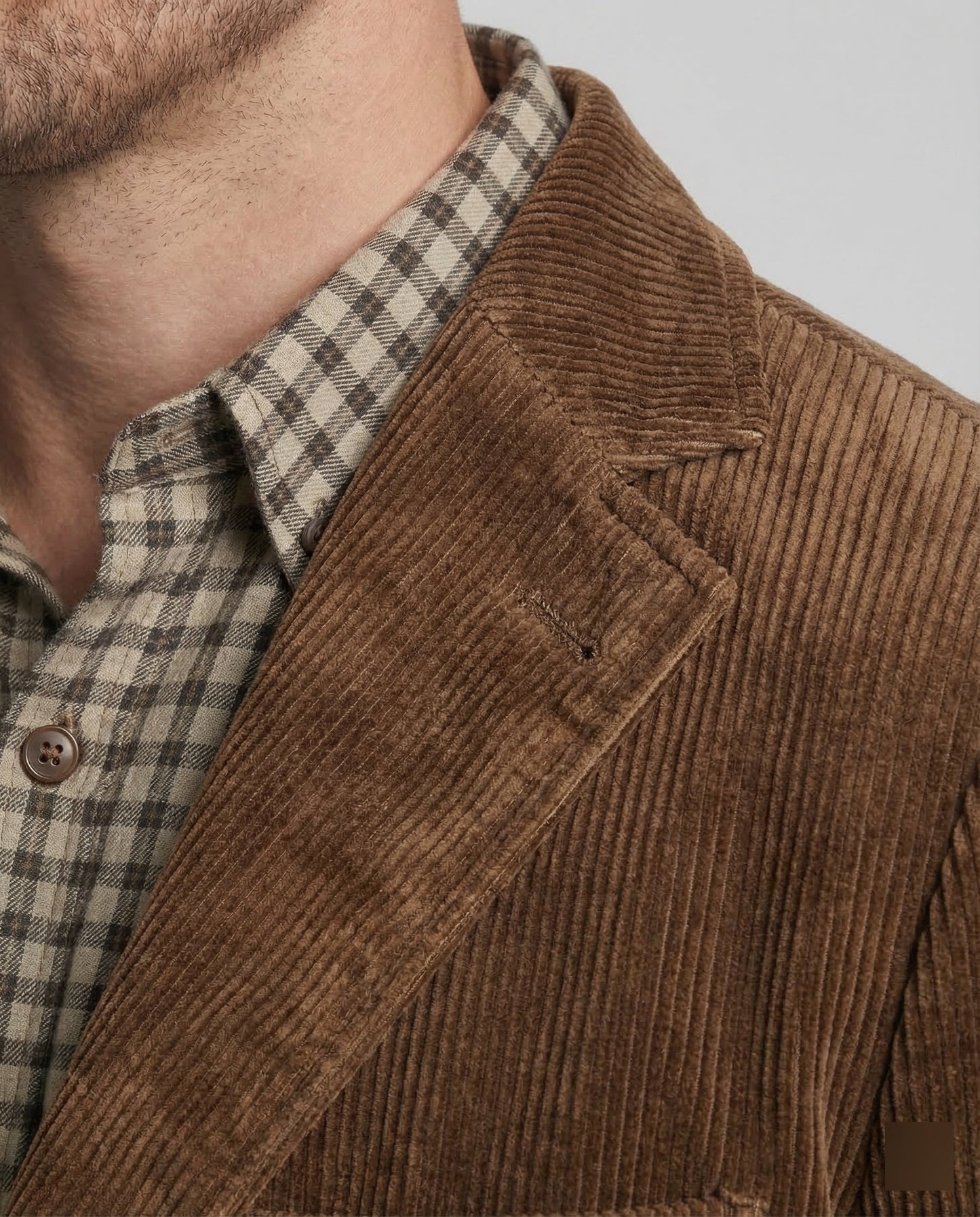 Completo Blazer Uomo in Velluto a Coste Stile Vintage