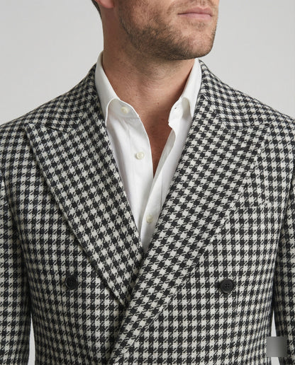 Blazer Uomo Quadri Taglio Moderno Elegante