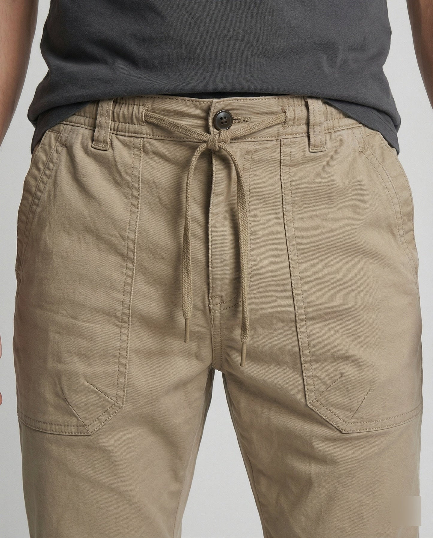 Pantaloni Cargo Uomo Tessuto Flessibile Vestibilità Comoda