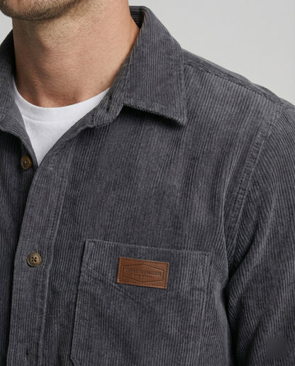 Camicia Uomo in Velluto a Costine Classica