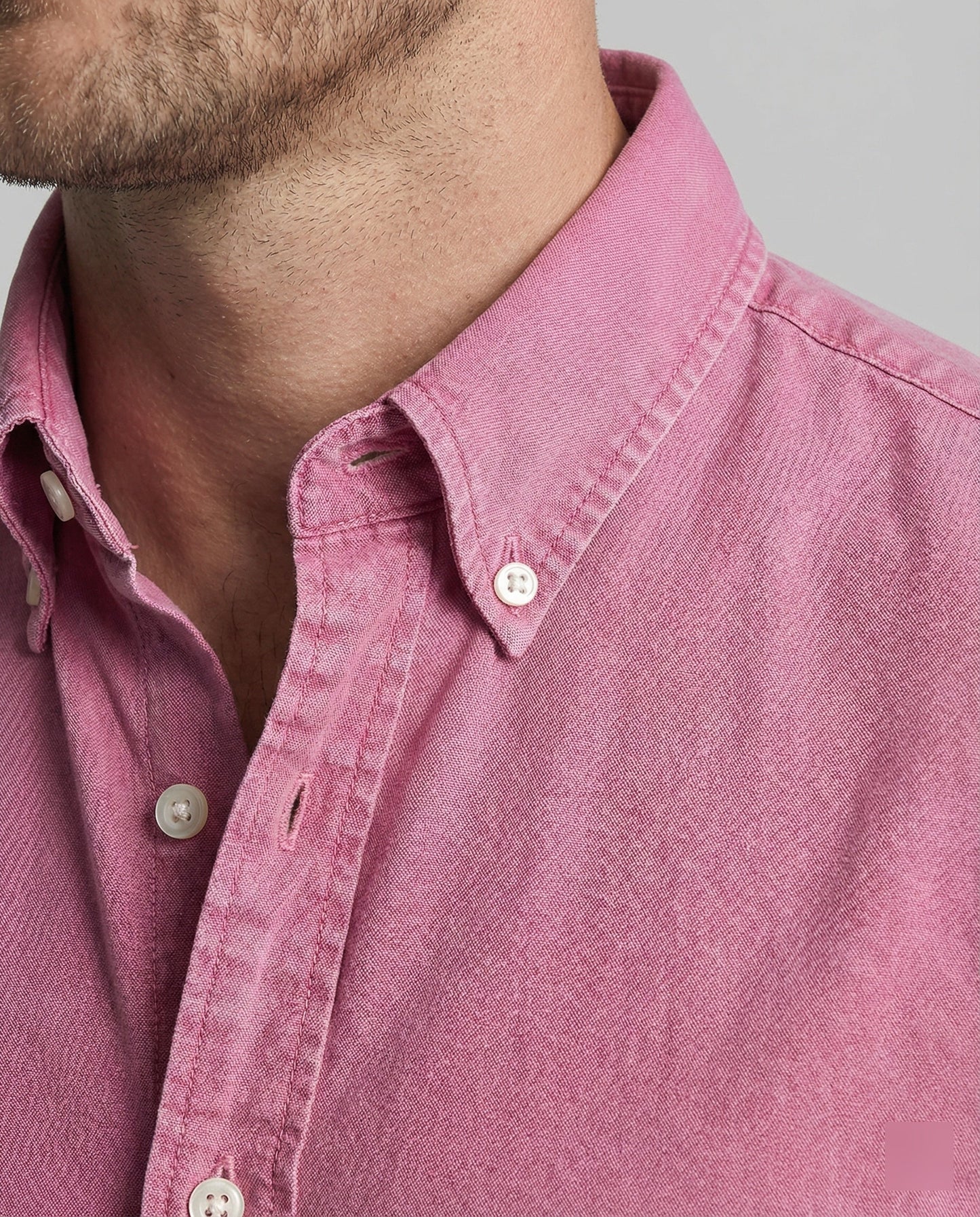 Camicia Oxford Uomo Cotone Button Down