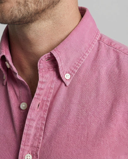 Camicia Oxford Uomo Cotone Button Down